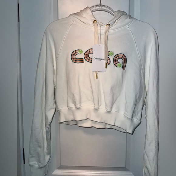 Casablanca Cropped Hoodie - Picture 2 of 6